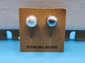 8 mm Silver Pearl Studs