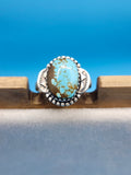 #8 Turquoise adjustable Ring